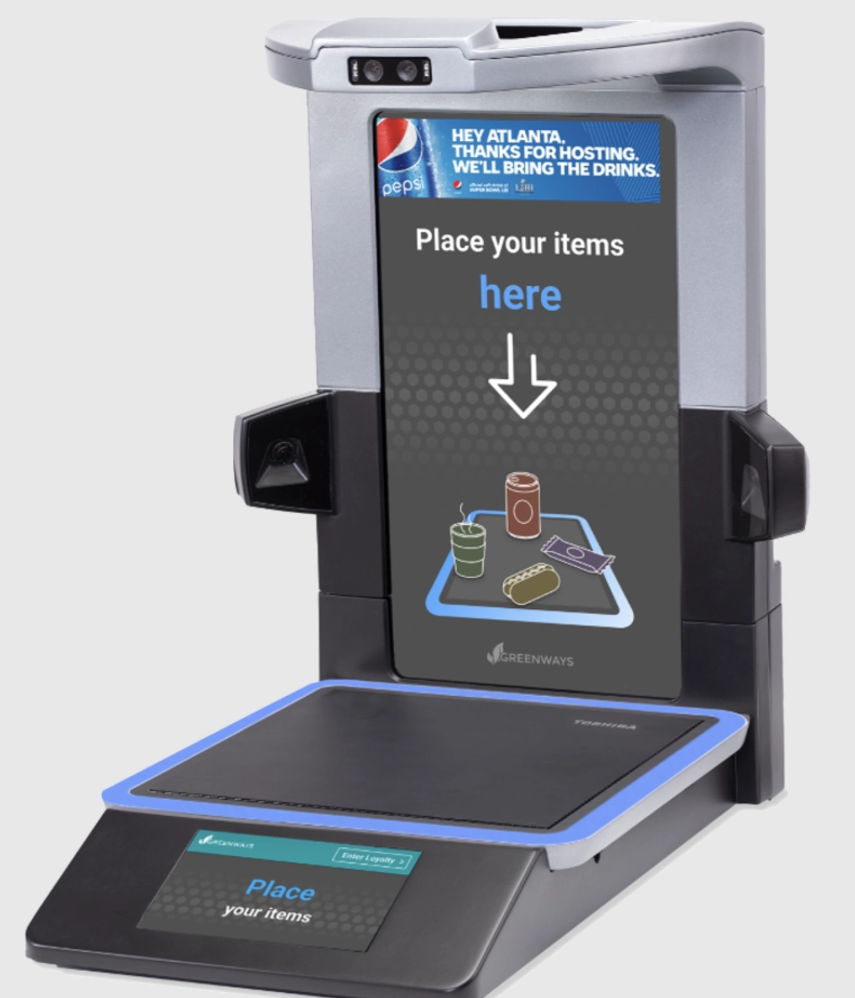 Toshiba Vision Kiosk example. Toshiba Vision Kiosk example.