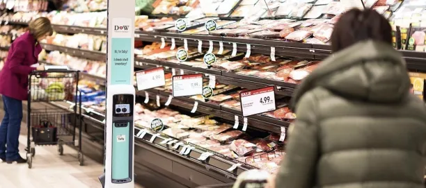 An example of AuT: Simbe's retail robot Tally in a grocery store