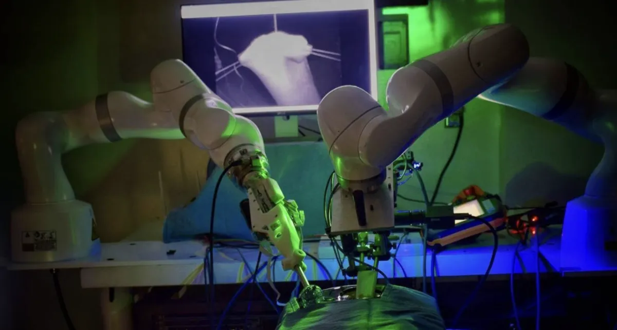 An example of healthcare AI use cases: robotic surgery