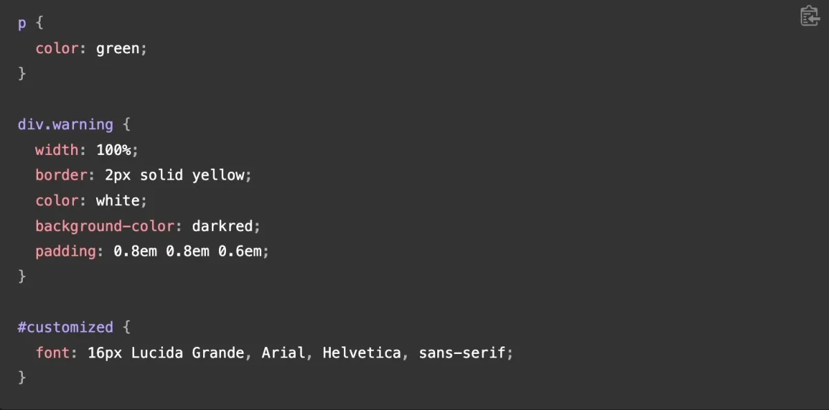 CSS selectors enable developers to locate and select elements within a document.