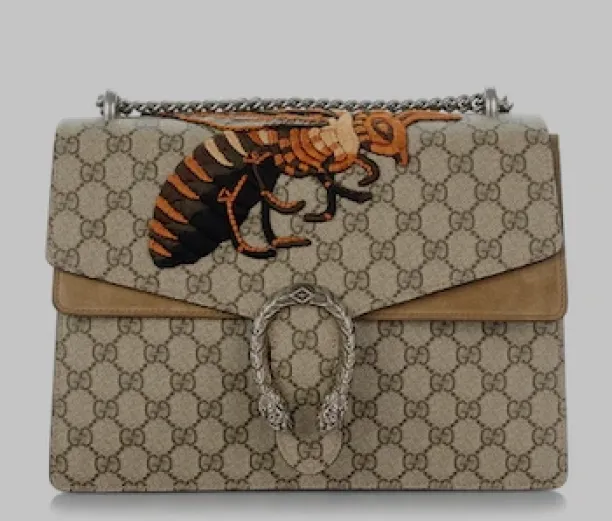 Screenshot of Gucci's bag that was offered both in physical stores and on the metaverse. 