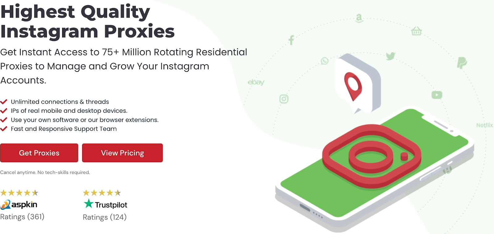 Top instagram proxies of 2023 pricing features compared