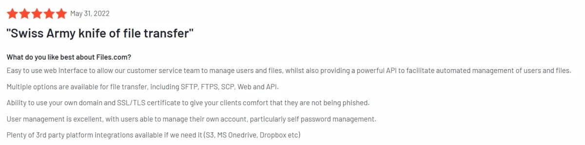stfp server software