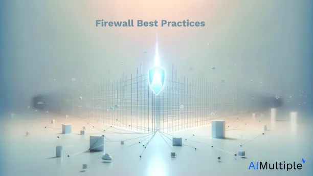 This image shows a firewall best practices defending the network.