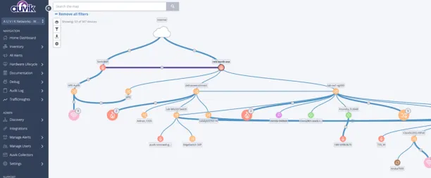 one of the network mapping tools, auvik