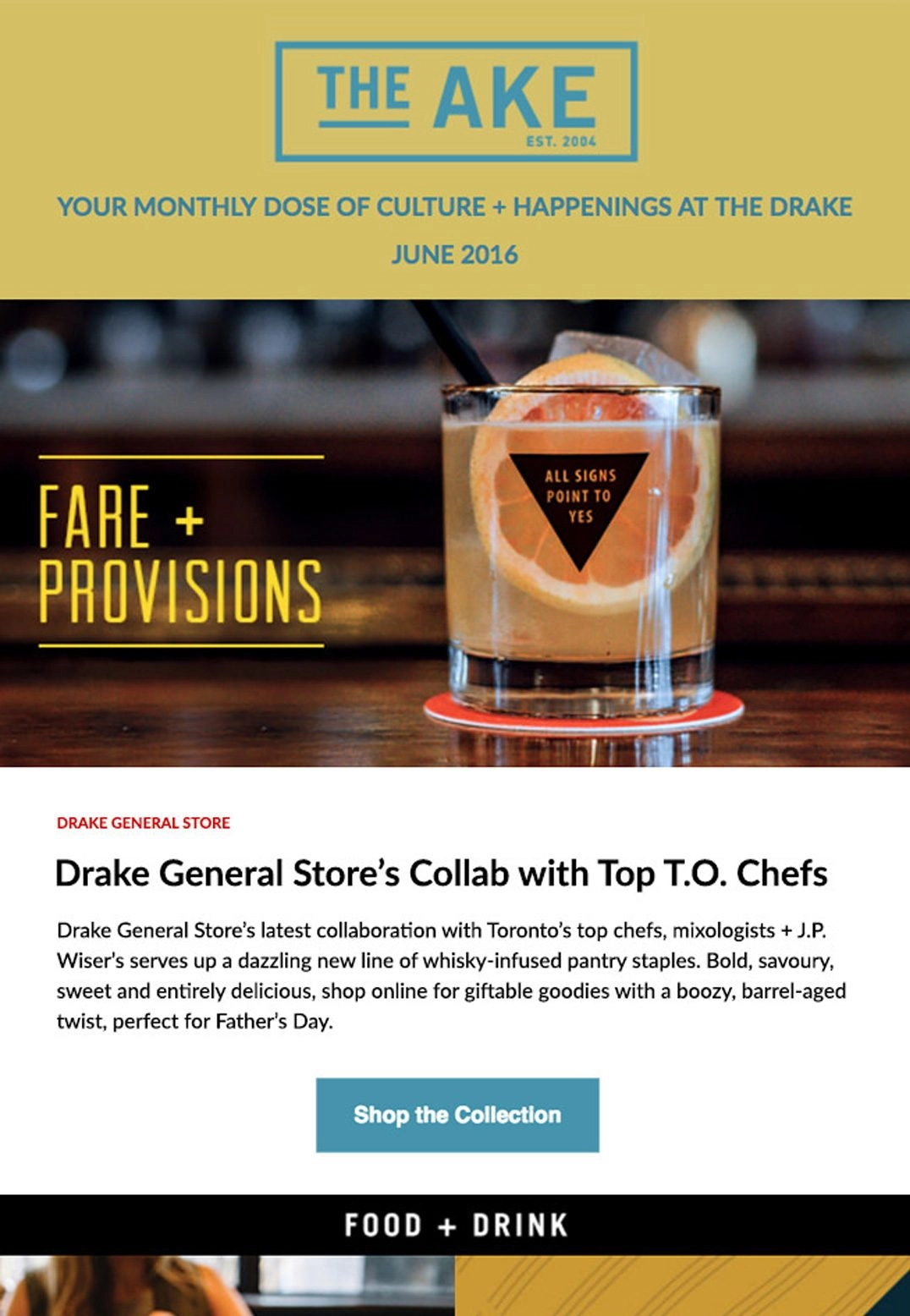 Newsletter email example by Campaign Monitor.