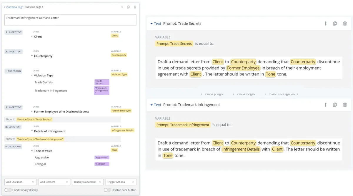 The image is an example of ndMAX studio generating documents.
