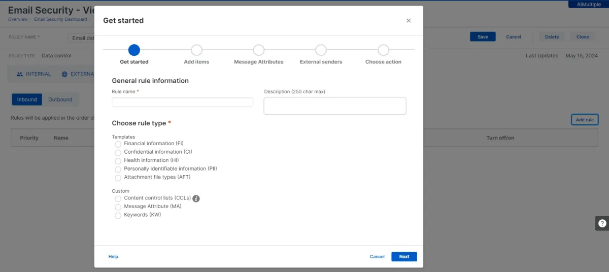 Sophos testing screenshot for the DLP review article