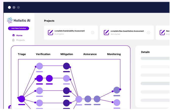 Holistic AI is one of the AI governance tools that allows users to run several assessment to measure the bias and model quality.