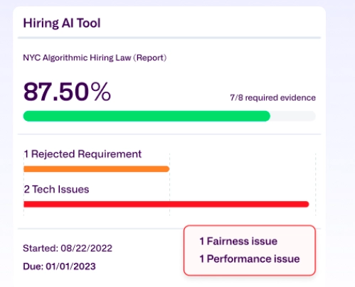 Credo AI platform showing how they serve as a responsible AI platform.
