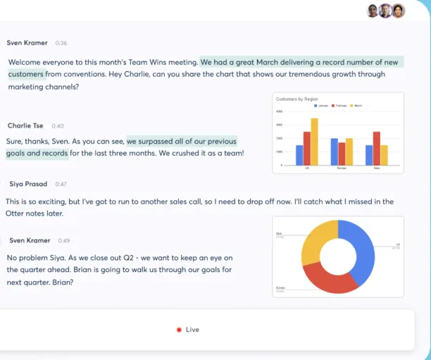 Otter AI is an AI tool that is useful for project management.
