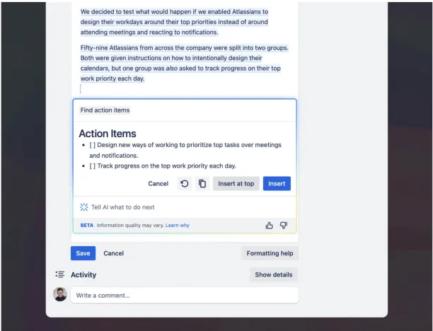 The image shows Trello AI features, which is one of the major project management AI tools